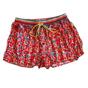 Floral Print Women's Pajama Shorts